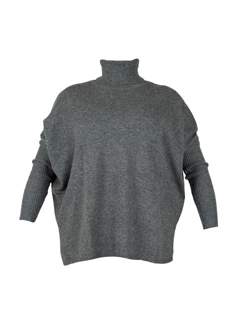 Grey long-sleeved jumper Gotha - women GOTHA | 4504003CGRISCHINEFONCE