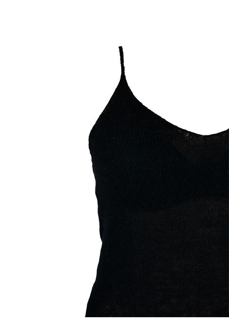 Black thin straps knitted top Gotha - women GOTHA | 4508204CNOIR