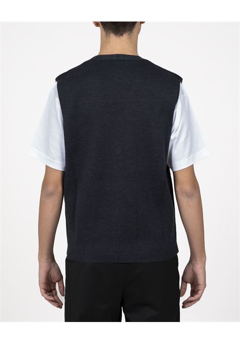 Grey knitted-design vest Kangra - men KANGRA | 90050700066