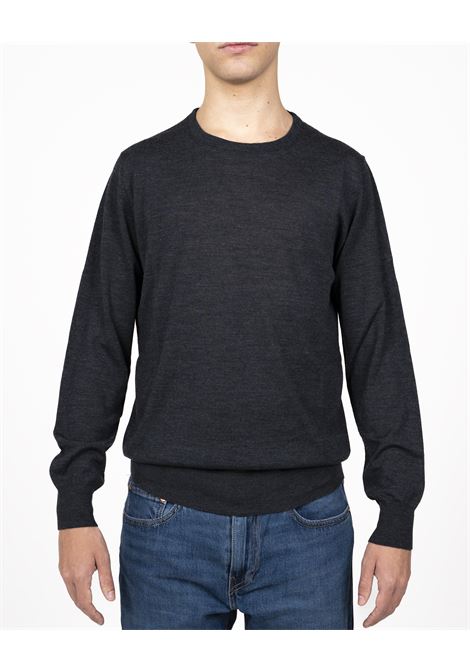 Grey crew-neck jumper Kangra - men KANGRA | 90170100039