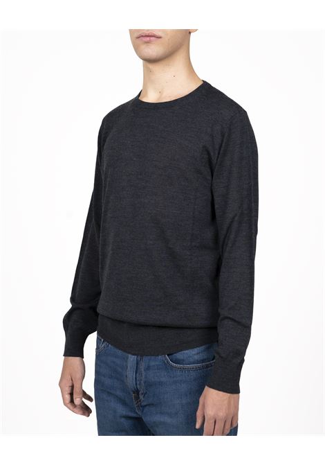 Grey crew-neck jumper Kangra - men KANGRA | 90170100039