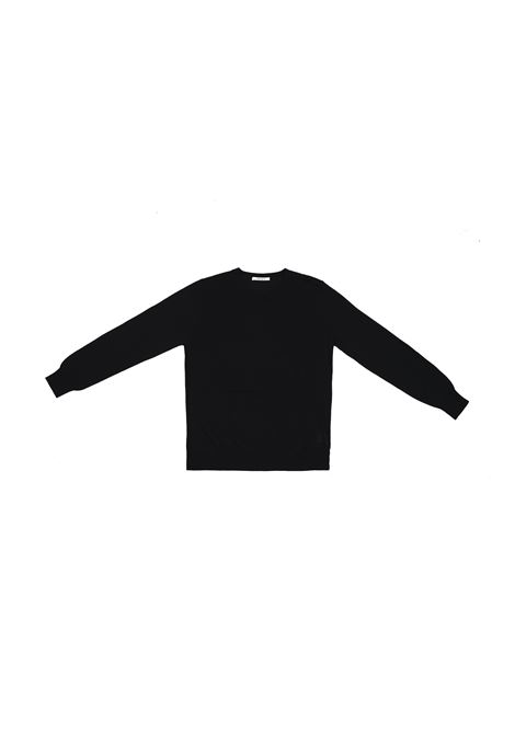 Black crew-neck jumper Kangra - men KANGRA | 90170100261