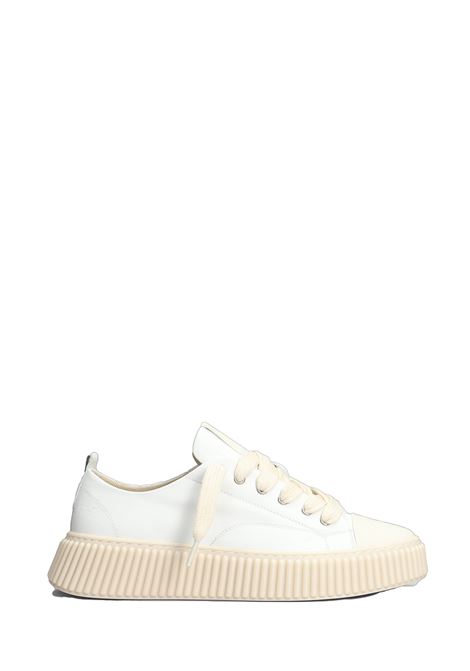 Sneakers basse in pelle in bianco Rhun - uomo RHUN | 2020LEATHERWHT