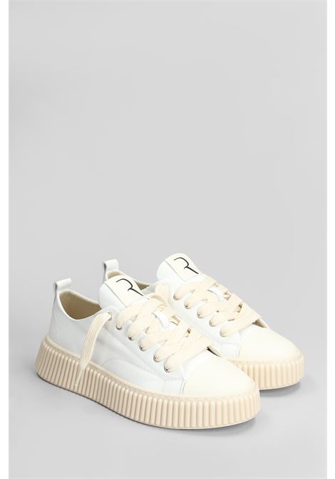 White low-top sneakers in leather Rhun - men RHUN | 2020LEATHERWHT