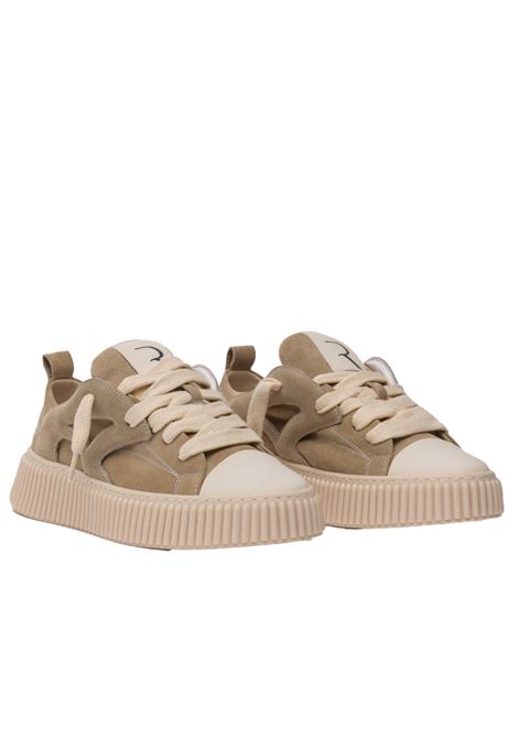 Sneakers Skate in camoscio in beige Rhun - uomo RHUN | 2020SKATEBG