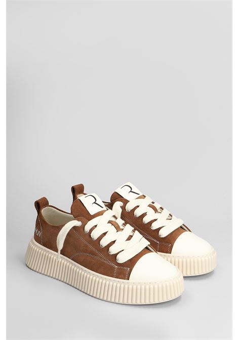 Brown low-top sneakers in suede Rhun - men RHUN | 2020SUEDEBRWN