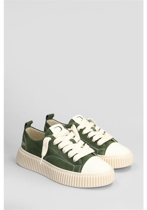 Green low-top sneakers in suede Rhun - men RHUN | 2020SUEDEGRN