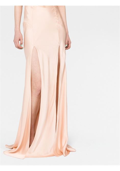 Nude beige lace cut-out-detail gown - women AMEN | AMS23511059