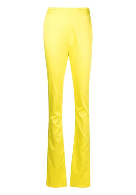 Pantaloni skinny Bling in giallo - donna