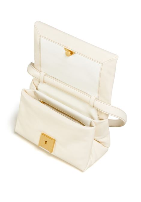 Borsa a spalla imbottita in beige - donna MARNI | SBMP0122UOP529800W06