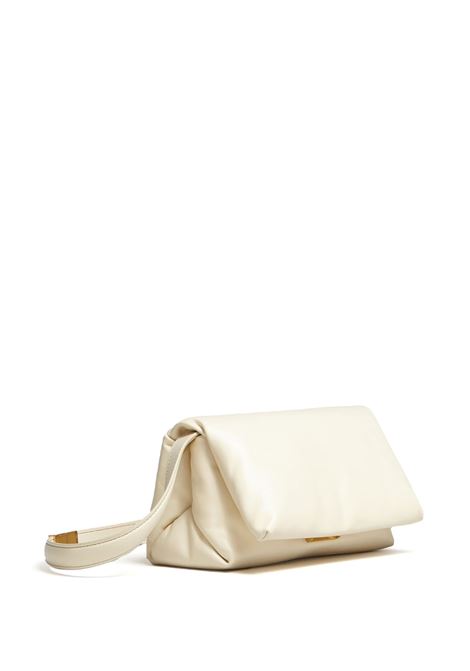 Borsa a spalla imbottita in beige - donna MARNI | SBMP0122UOP529800W06