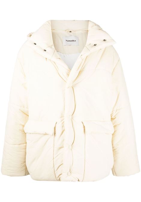 Beige puffer coat - men NANUSHKA | NU22FWOW02171CRM