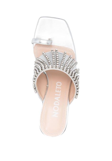 Silver Bulla Preston 90mm mules - women NODALETO | NO1112133SLVR