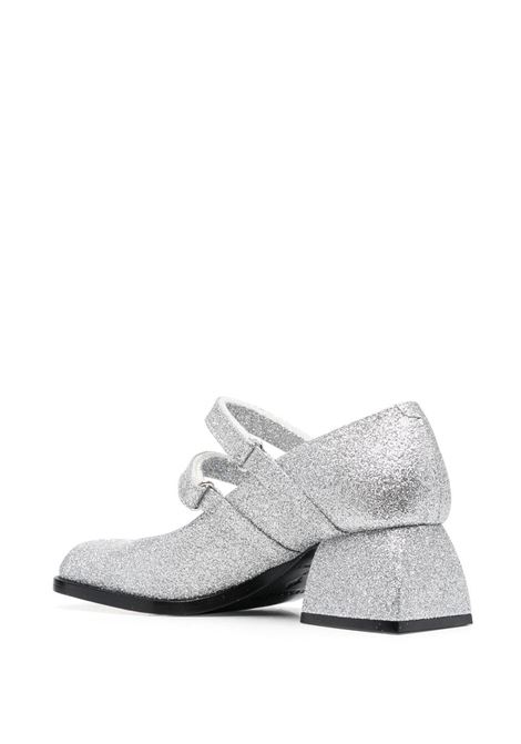 Silver  bulla bacara glitter-detail pumps - women NODALETO | NO1179116SLVR