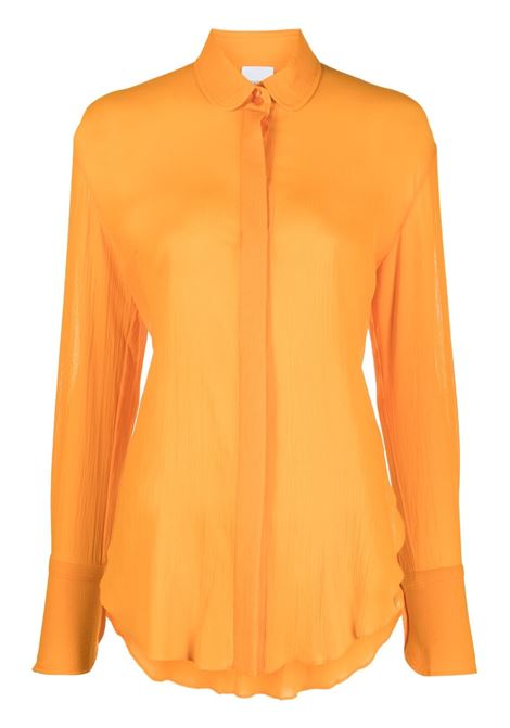 Camicia semi-trasparente in arancione - donna PATOU | BL0240135215M