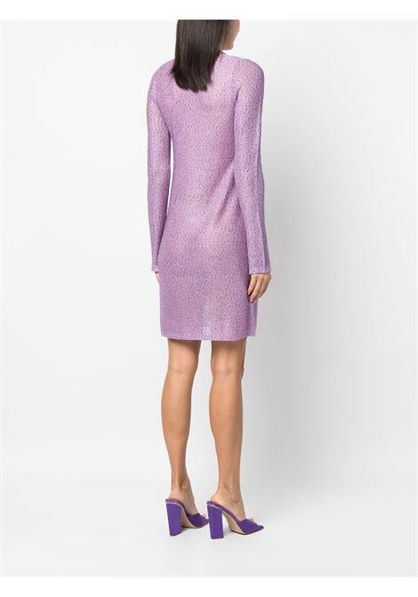 Purple long-sleeve knit dress - women REMAIN | RM2220153716