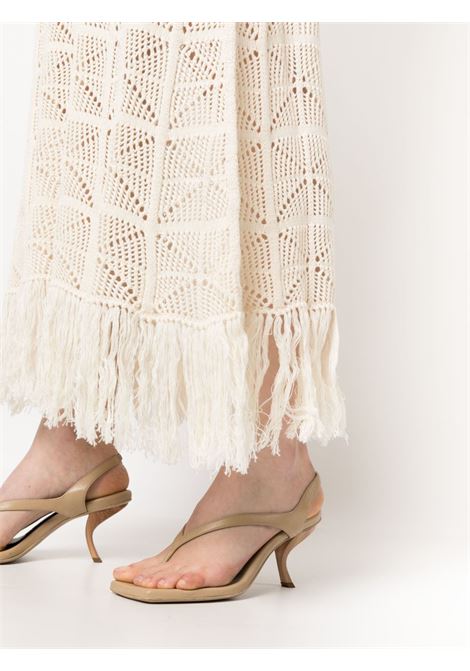 Beige salerno crochet-design dress - women RODEBJER | 22006341517