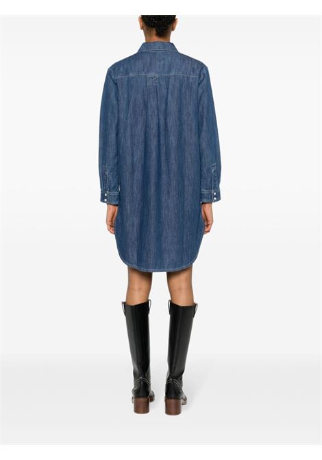 Mini abito texano in blu navy - donna A.P.C. | COGXFF35071IAL