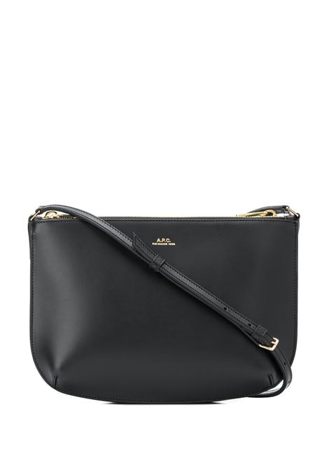 Black Sarah crossbody bag APC - women