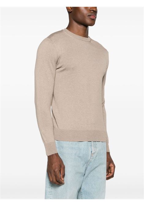 Beige crew-neck jumper Ballantyne - men BALLANTYNE | B2P00014S0614170