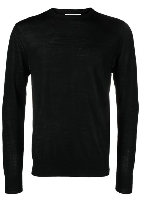 Maglione girocollo in nero - uomo