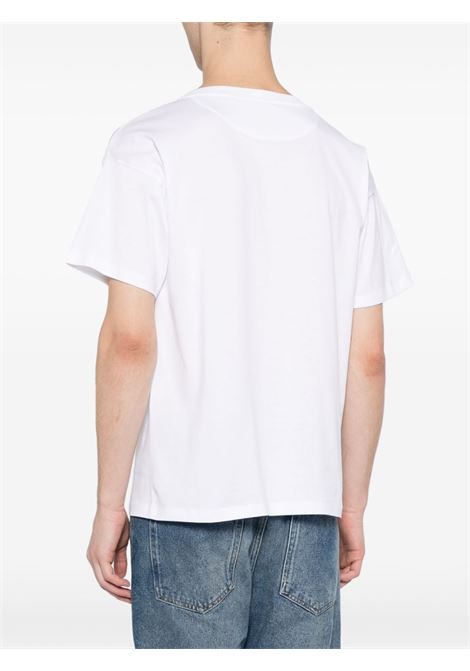 White logo-detail T-shirt - men BALLY | MJE04TCO018U001