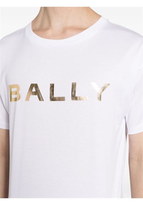 White logo-detail T-shirt - men BALLY | MJE04TCO018U001