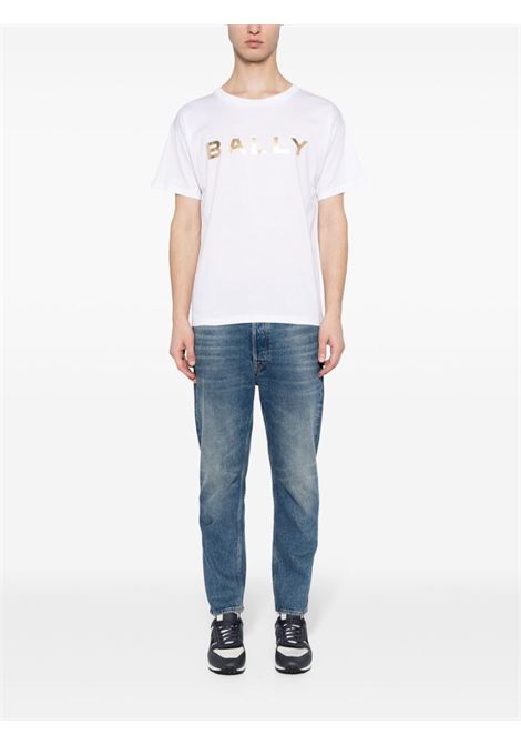 White logo-detail T-shirt - men BALLY | MJE04TCO018U001