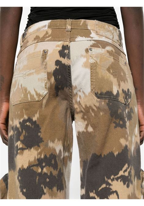 Cargo Chiné con stampa camouflage in marrone - donna BLUMARINE | 2J130AD5579