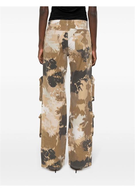 Cargo Chiné con stampa camouflage in marrone - donna BLUMARINE | 2J130AD5579