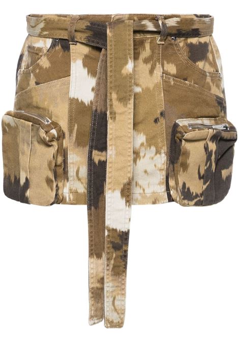 Multicolour camouflage-print mini skirt - women BLUMARINE | 2J131AD5579