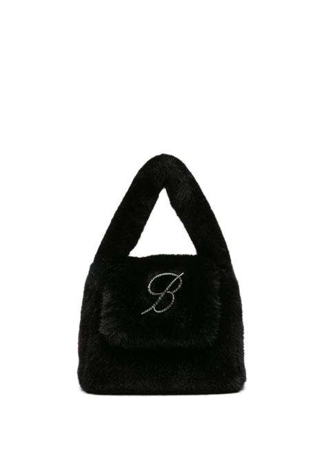 Borsa a mano con monogramma Blumarine in nero - donna BLUMARINE | HW012AN0990