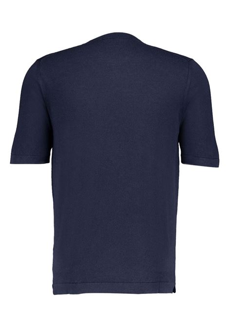 T-shirt girocollo in blu di Boglioli - uomo BOGLIOLI | 91555SA08060793