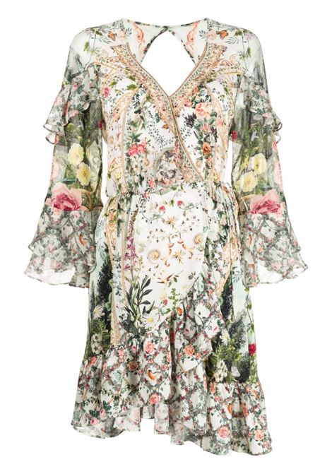 Abito mini Renaissance Romance multicolore - donna