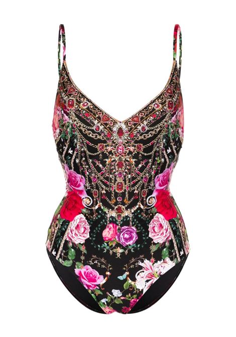 Multicolour Renaissance Romance swimsuit Camilla - women