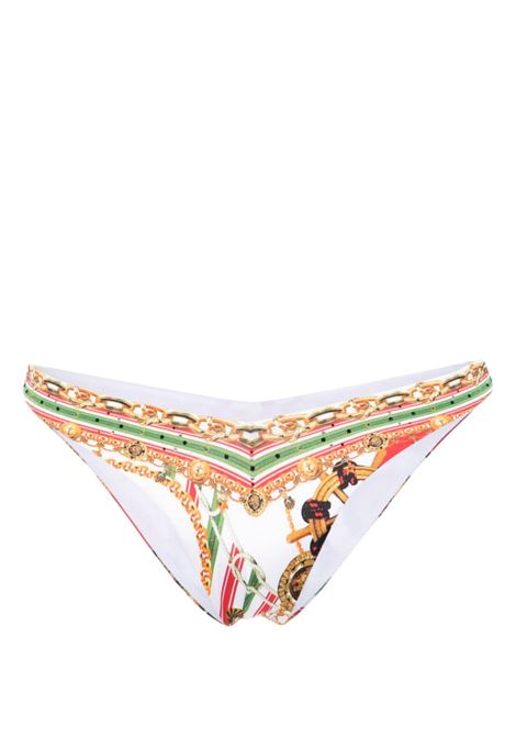 Multicolour Saluti Summertime-print bikini bottom - women