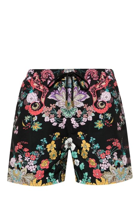 Multicolour We Wore Folklore-print swim shorts Camilla - men CAMILLA | 27247WEWOREF