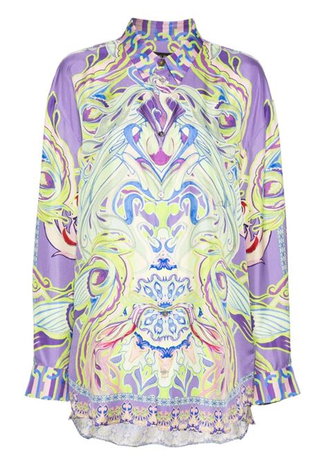 Multicolour abstract silk shirt Camilla - men CAMILLA | 27599AMSTJEWL