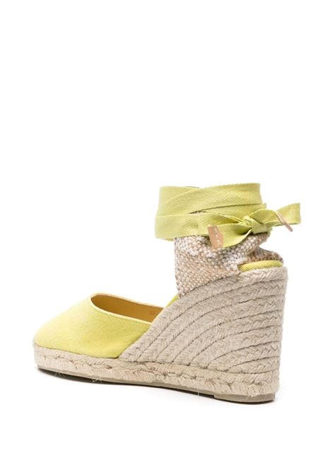 Espadrillas Carina con zeppa 90mm Castañer in giallo - donna CASTAÑER | 0216421009