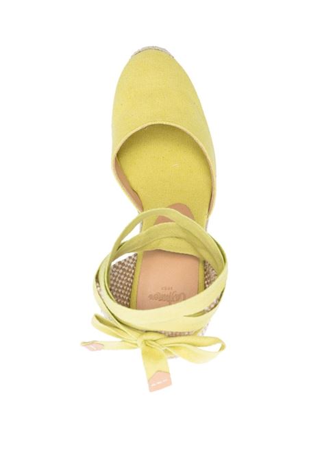 Espadrillas Carina con zeppa 90mm Castañer in giallo - donna CASTAÑER | 0216421009