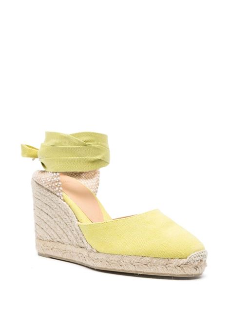 Espadrillas Carina con zeppa 90mm Castañer in giallo - donna CASTAÑER | 0216421009