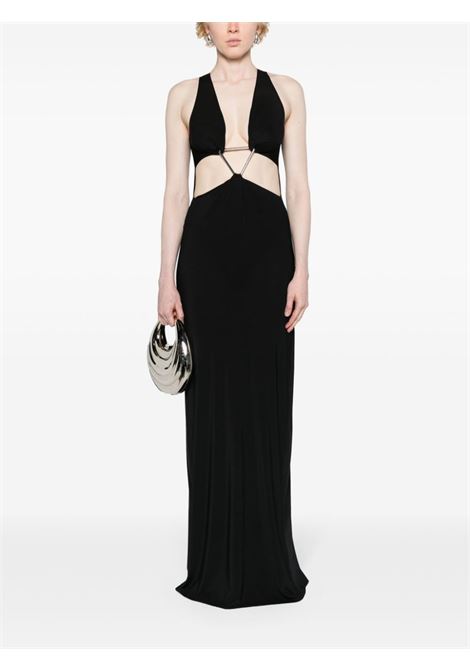 Abito maxi con cut-out in nero - donna COPERNI | COPJS80568BLK