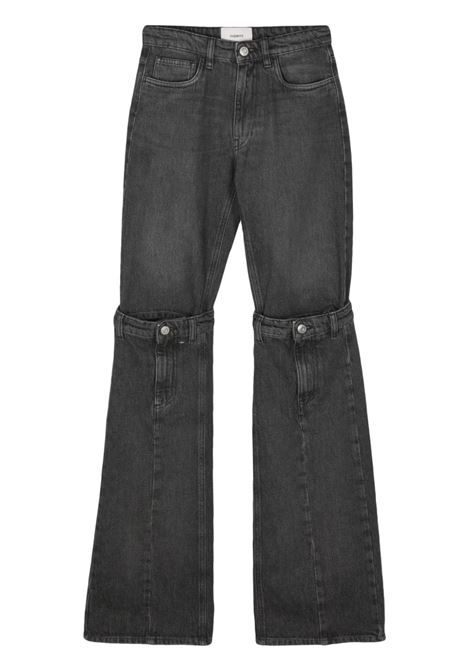 Jeans a gamba ampia in nero - donna COPERNI | COPP55852WSHBLK