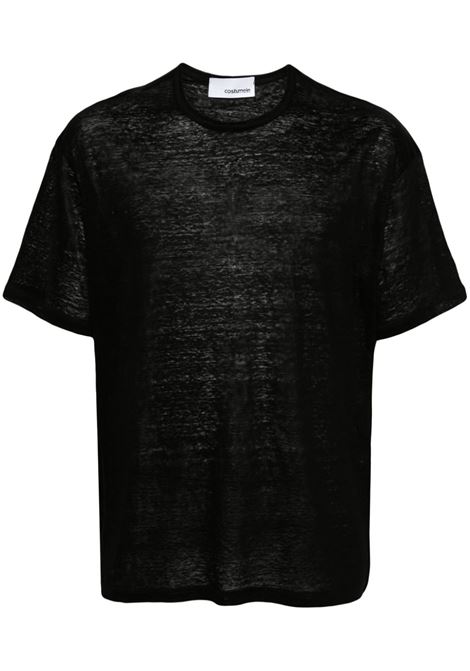 Black crew-neck T-shirt Costumein - men COSTUMEIN | W031024