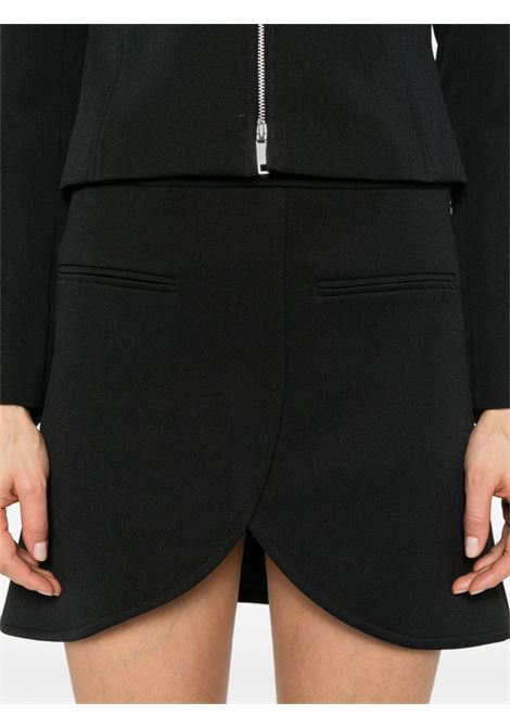 Ellipse mini skirt in black - women COURRÈGES | 224CJU171PL00079999