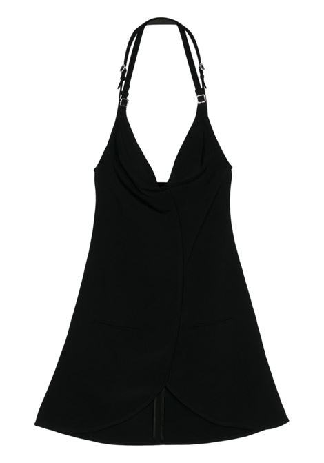 Abito mini Ellipse in nero Courreges - donna