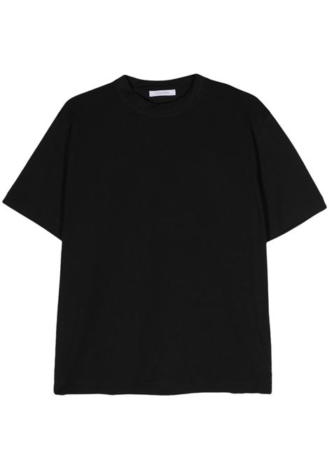 Black crew-neck T-shirt Cruciani - men CRUCIANI | UC41T01TE01ZGC520016