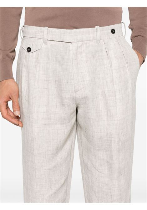 Beige tapered-leg trousers Cruciani - men CRUCIANI | UC41T24TE29ZPA860001