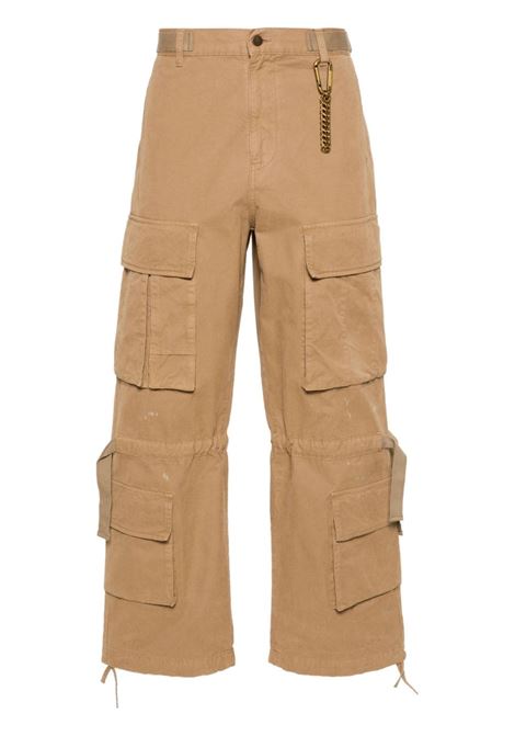 Pantaloni dritti con effetto vissuto in beige - uomo DARKPARK | MTR05FAP050085