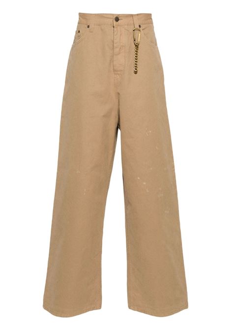 Pantaloni a gamba ampia Ray in beige - uomo DARKPARK | MTR11FAP050085